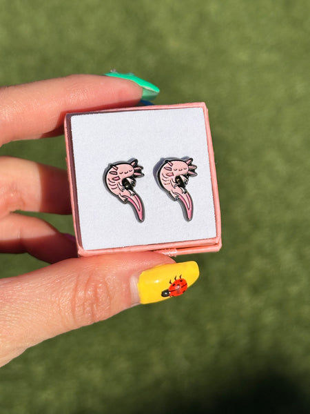 Axolotl Earrings