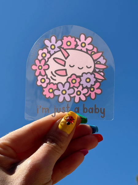 Axolotl Baby Sticker